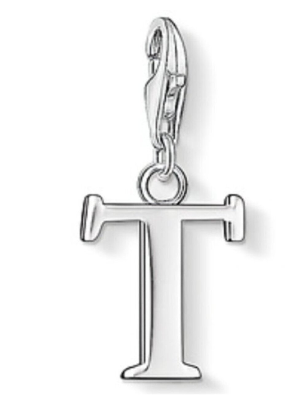 Thomas Sabo Letter T 925 Silver Dangle Charm